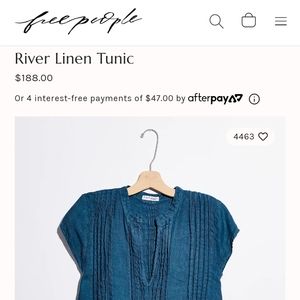 River linen tunic free people